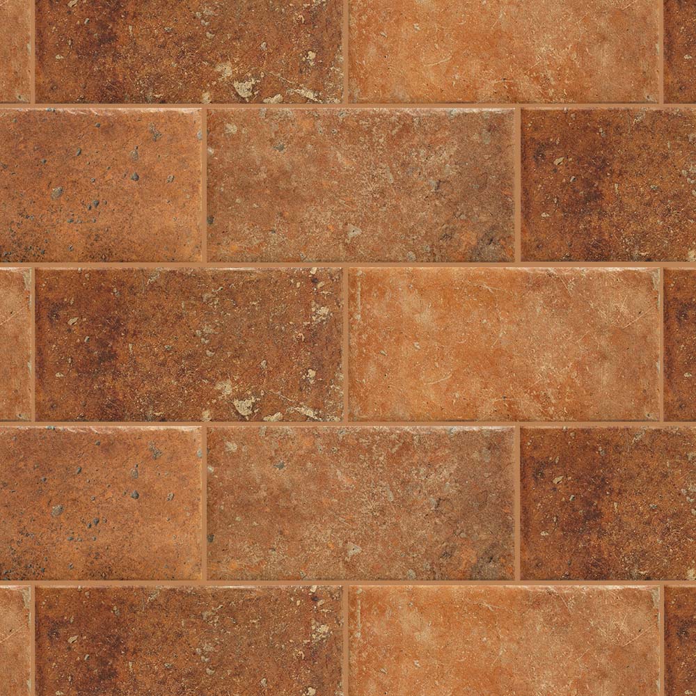 Origin Terracotta-Look Matte Porcelain Floor &amp; Wall Tile | ANVE Kitchen &amp; Bath