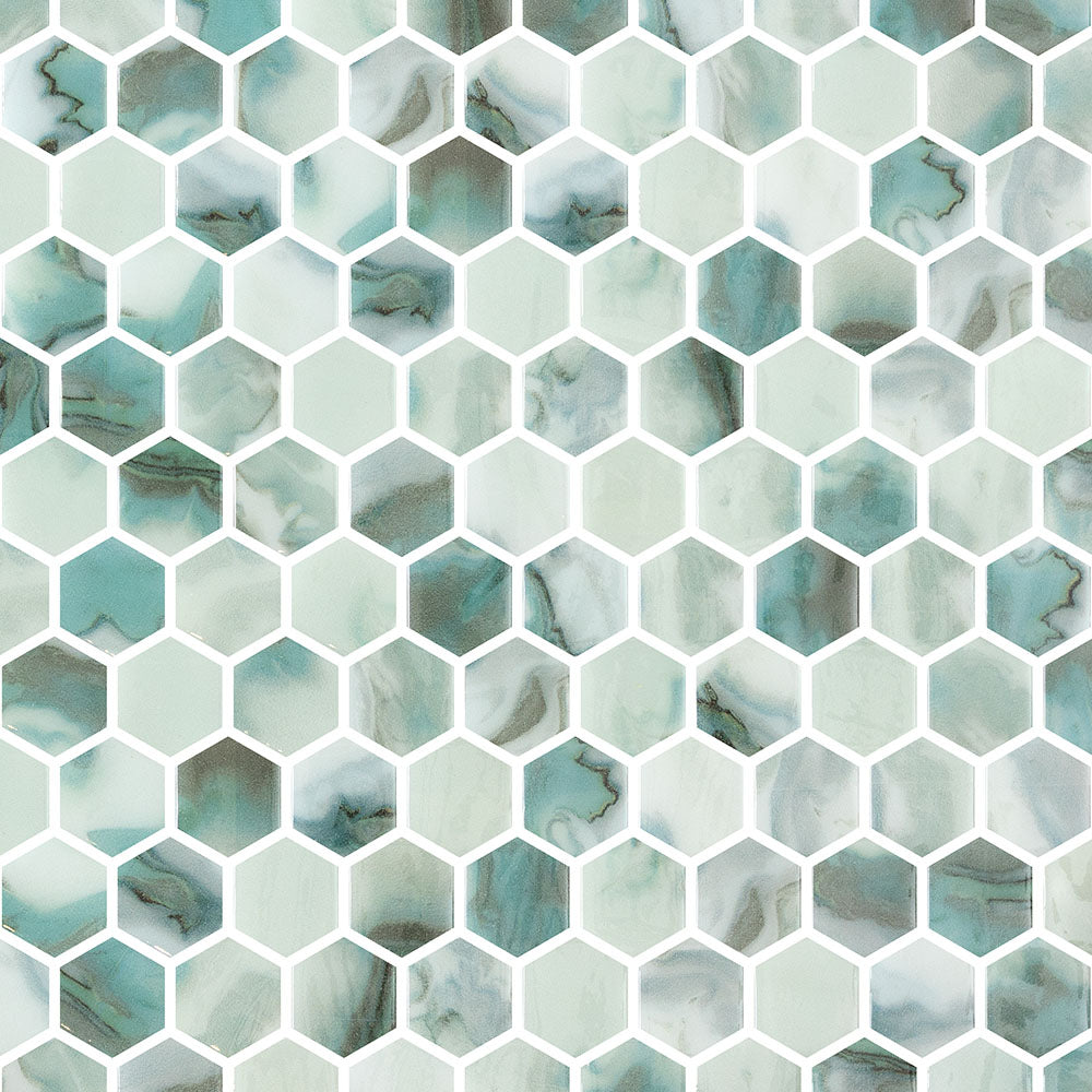 Vetro Floor Glass Mosaic Tile