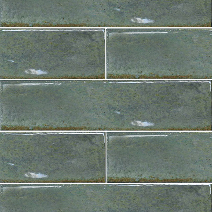 Antique 2" x 10" Glossy Porcelain Floor &amp; Wall Tile