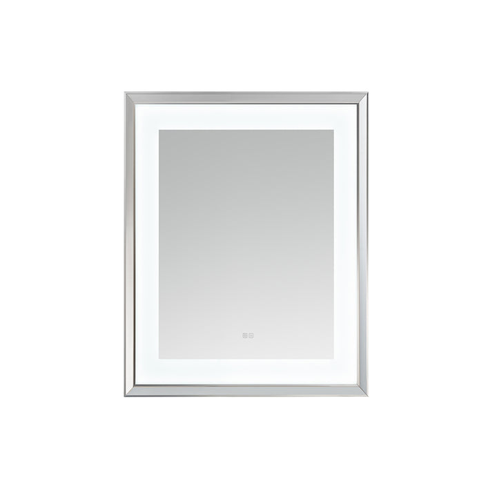Madison 30" x 36" LED Bathroom Mirror in Chrome, Anti-Fog