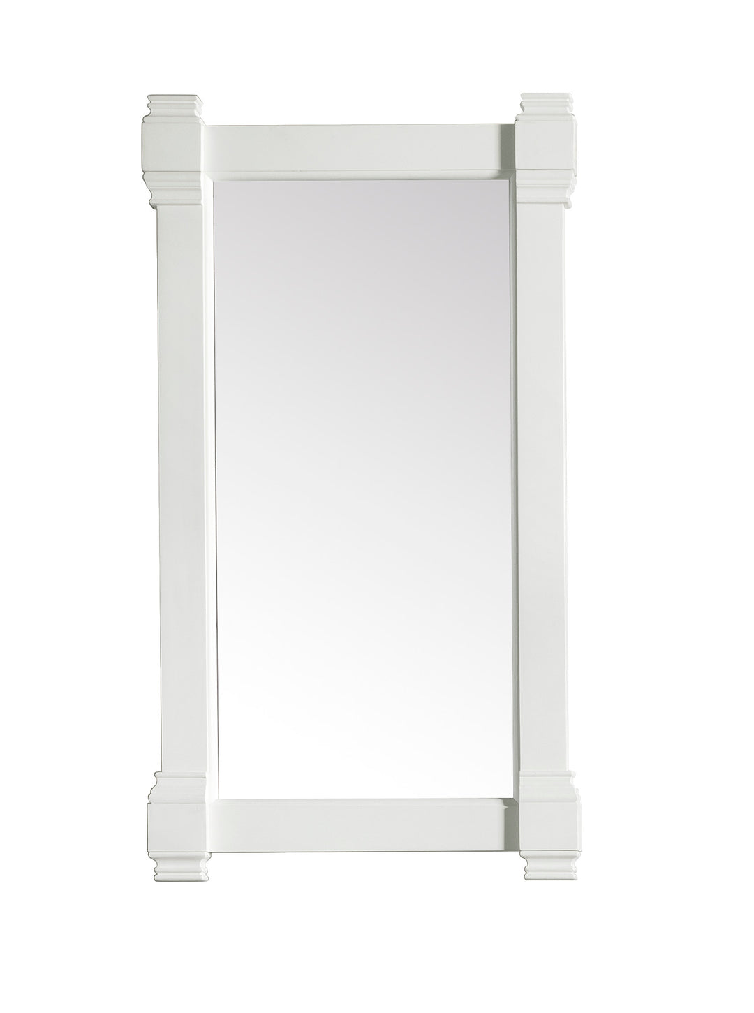 Brittany 22" Rectangular Bathroom Mirror, Bright White | ANVE Kitchen & Bath