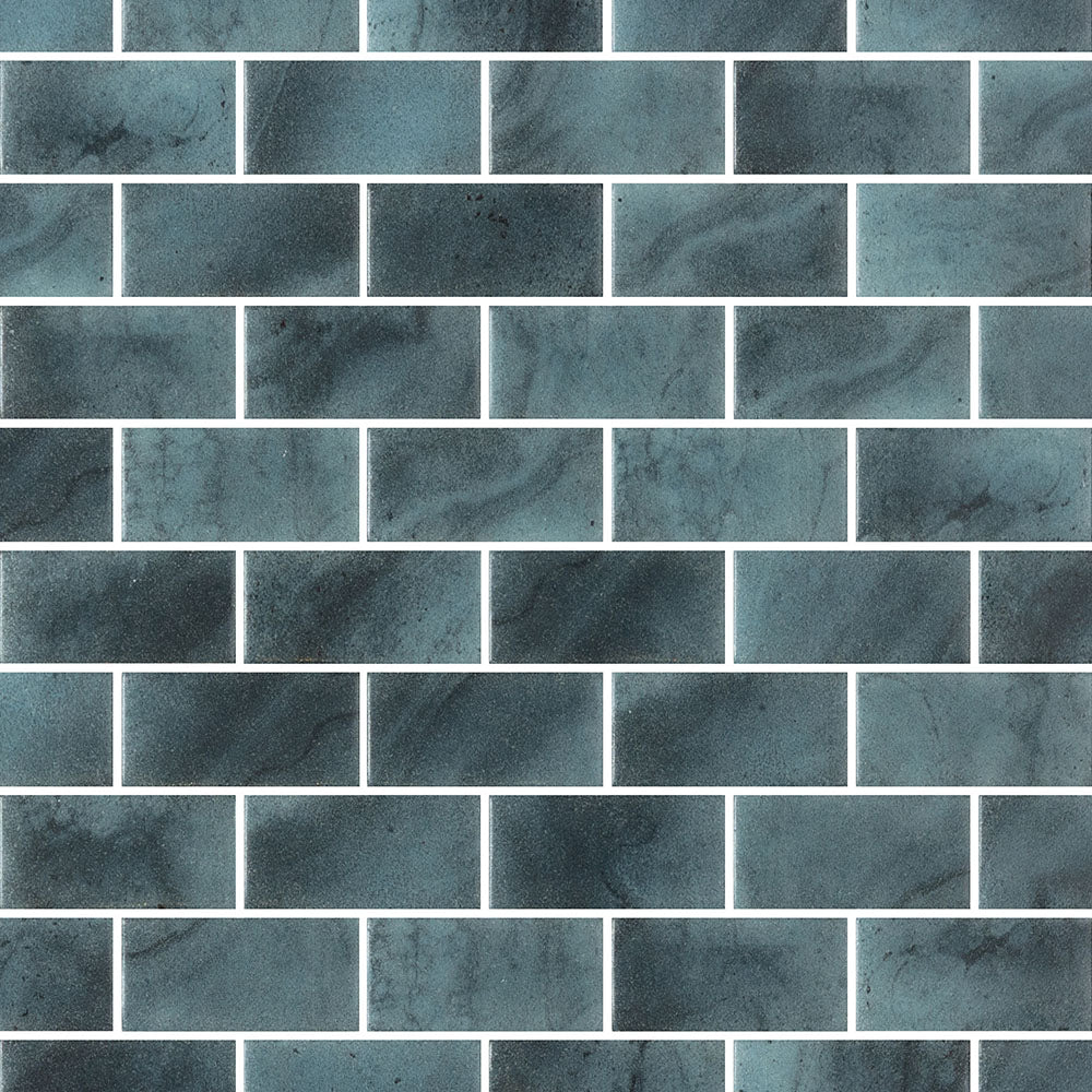 Vetro Brick Matte Glass Mosaic Tile