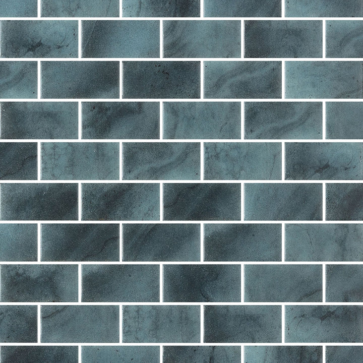 Vetro Brick Matte Glass Mosaic Tile