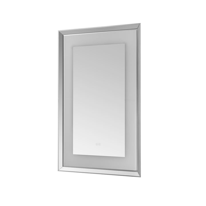 Madison 24" x 36" LED Bathroom Mirror in Chrome, Anti-Fog