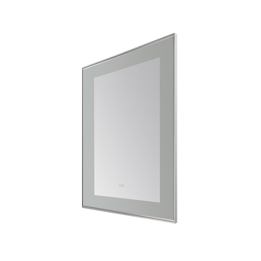 Lexington 30" x 36" LED Bathroom Mirror in Chrome, Anti-Fog