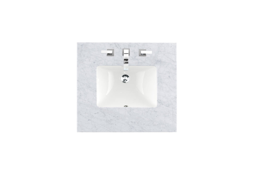 VAR|26 Inch|Carrara White Marble|