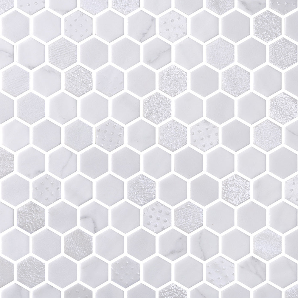 Vetro Floor Glass Mosaic Tile