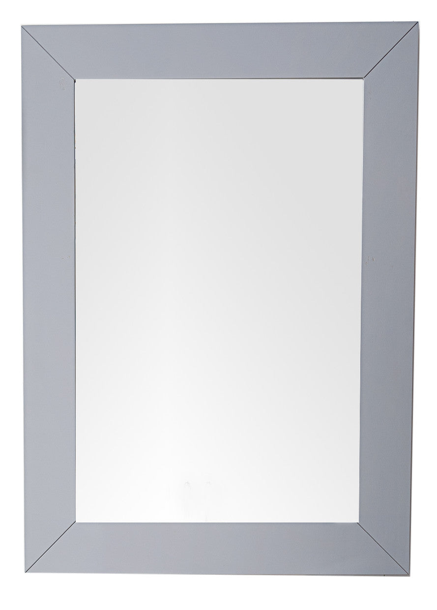 Weston 29" x 40" Rectangular Bathroom Mirror, Silver Gray | ANVE Kitchen & Bath