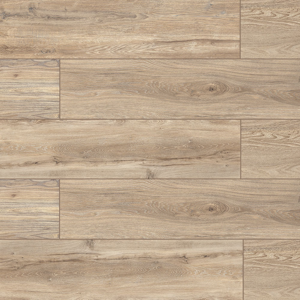 Tandem Wood-Look Matte Porcelain Floor &amp; Wall Tile