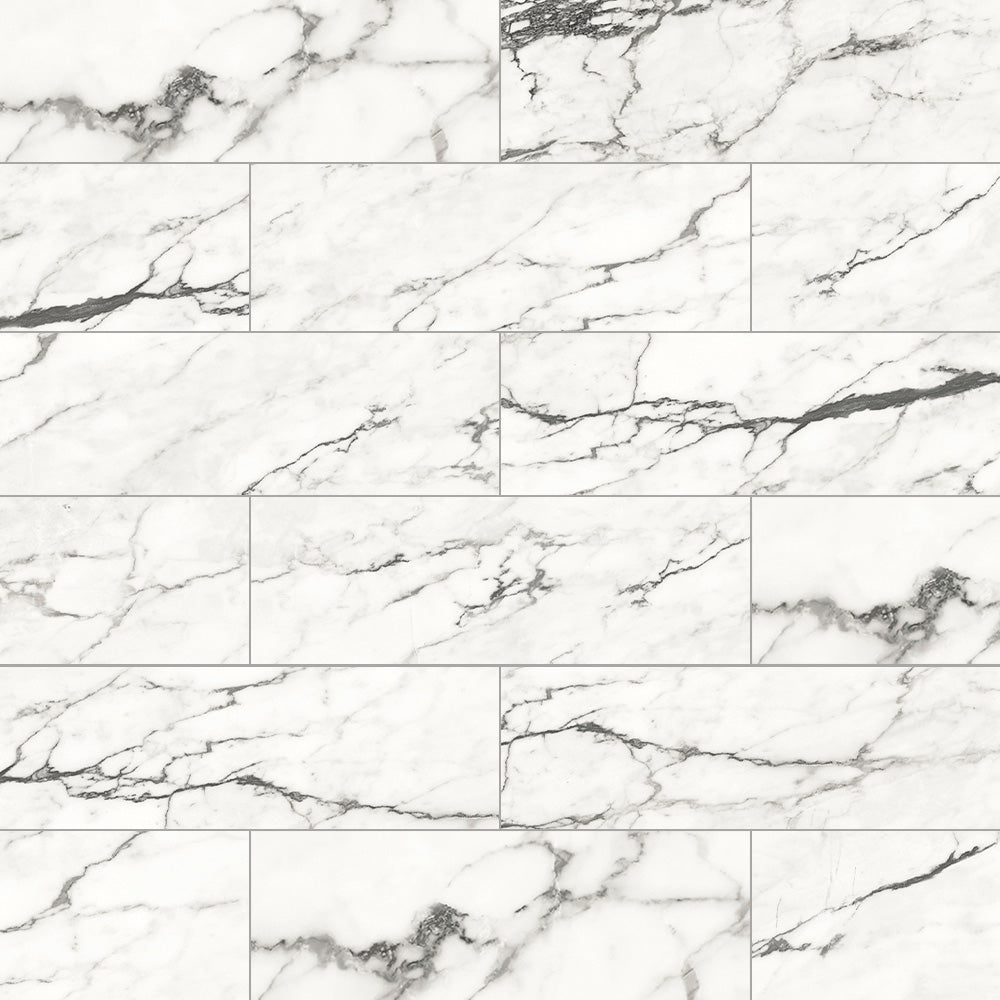 Gallery Marble-Look Matte Porcelain Floor &amp; Wall Tile