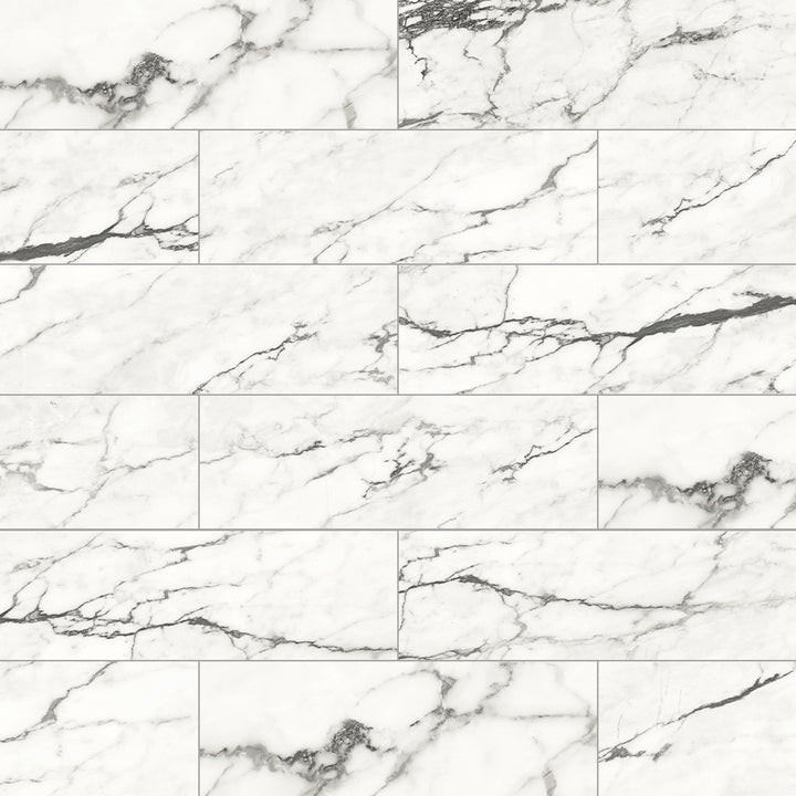Gallery Marble-Look Matte Porcelain Floor &amp; Wall Tile