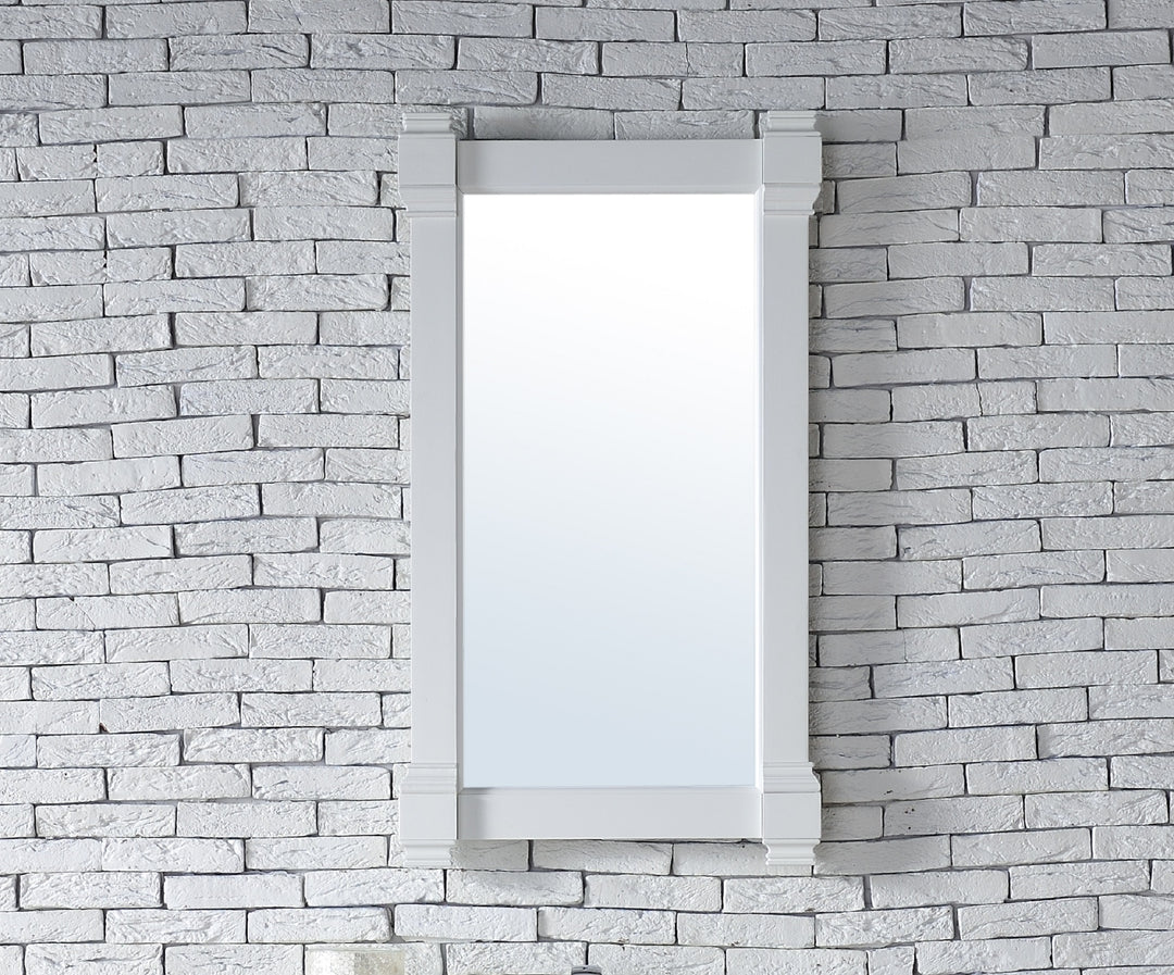 Brittany 22" Rectangular Bathroom Mirror, Bright White