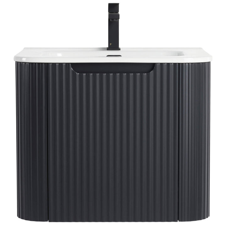 Caskvalley 30" Wall-Mounted Bathroom Vanity with Sink