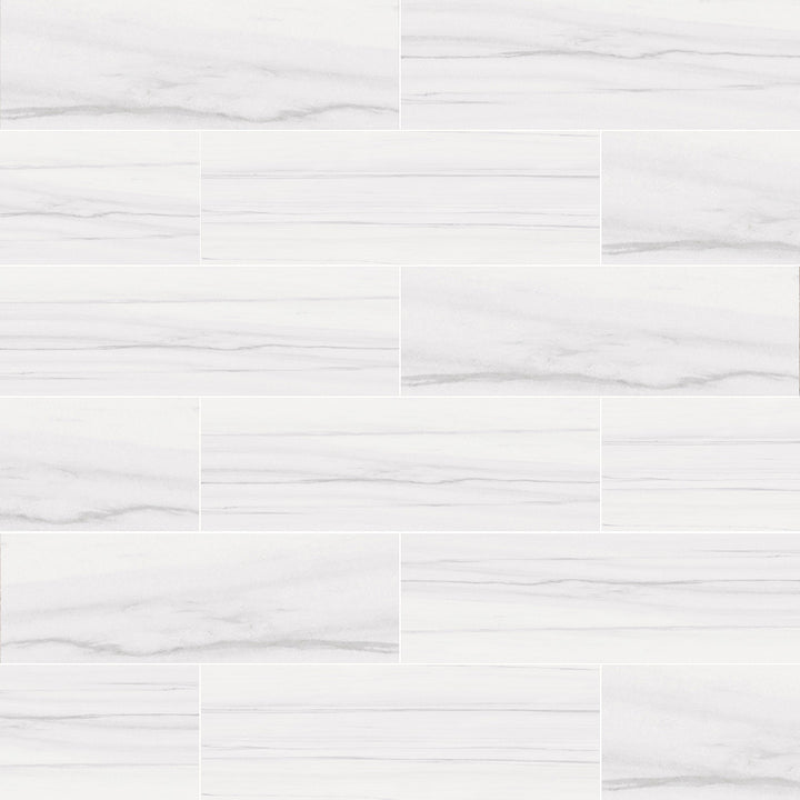 Gallery Marble-Look Matte Porcelain Floor &amp; Wall Tile