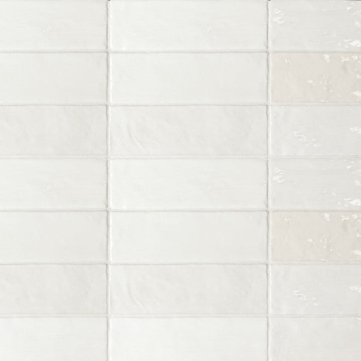 Zellige Glossy Ceramic Floor &amp; Wall Tile | ANVE Kitchen &amp; Bath
