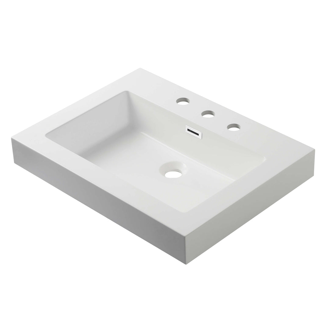 Acrylic Top-Mount Bathroom Sink