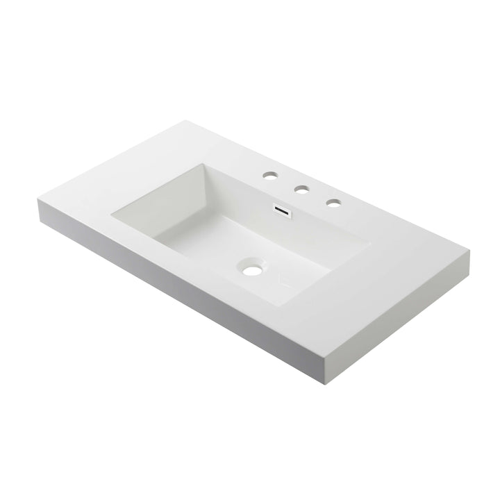 Annecy Acrylic Top-Mount Bathroom Sink
