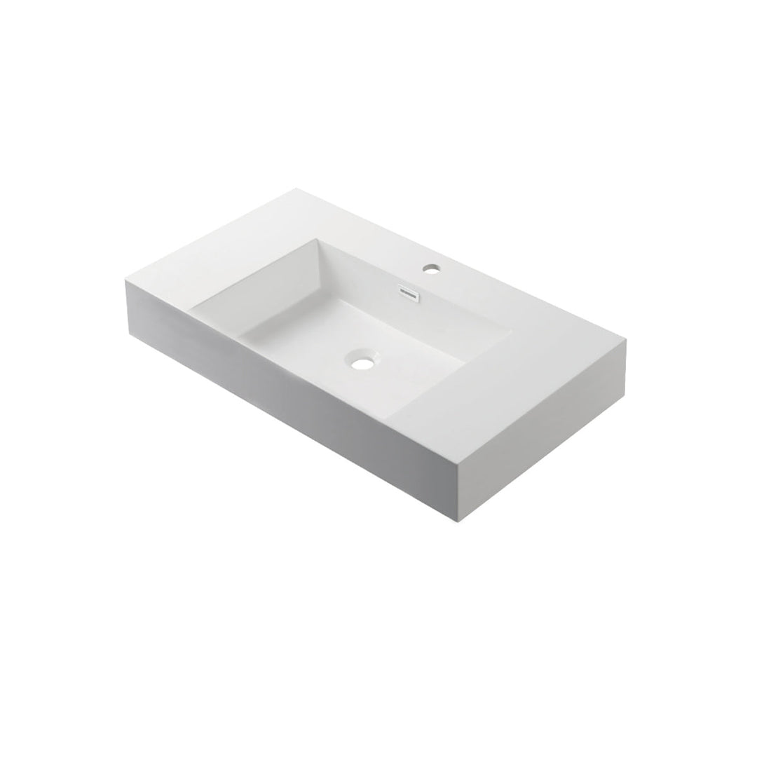 Annecy Acrylic Top-Mount Bathroom Sink
