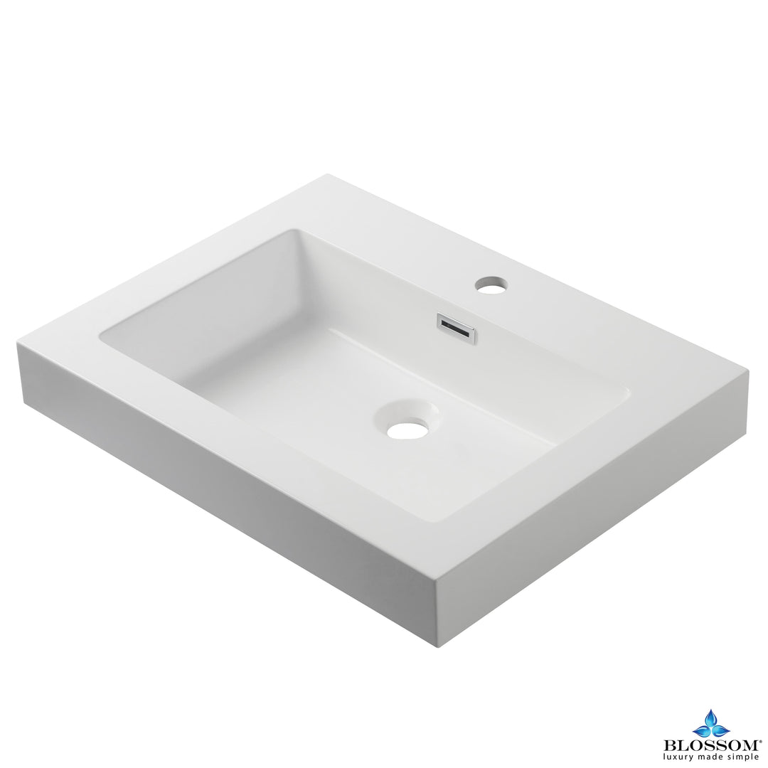 Acrylic Top-Mount Bathroom Sink