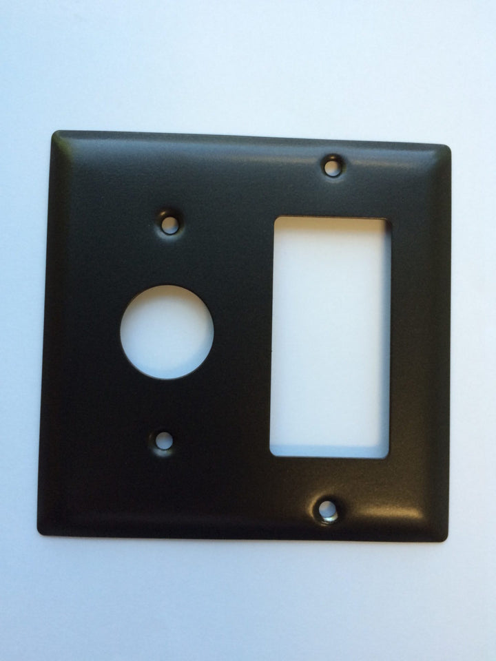 Amba Double Gang Plate for Jeeves, Radiant, Cape Collection Heated Towel Warmer
