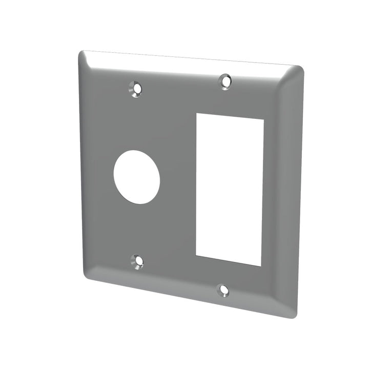 Amba Double Gang Plate for Jeeves, Radiant, Cape Collection Heated Towel Warmer