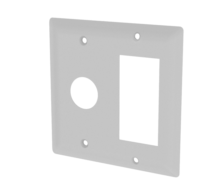 Amba Double Gang Plate for Jeeves, Radiant, Cape Collection Heated Towel Warmer