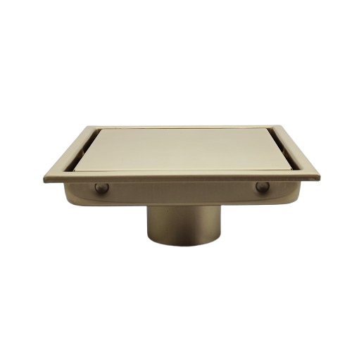 Oceanic 6" x 6" Square Tile-In Shower Drain in 316 Stainless Steel