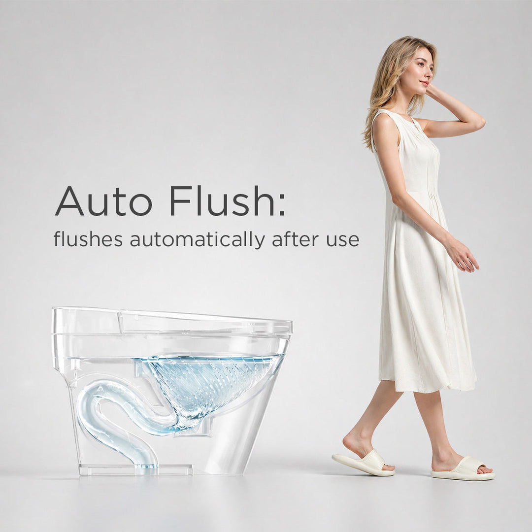 Pureflow Smart Toilet with Heated Seat and Bidet Wash