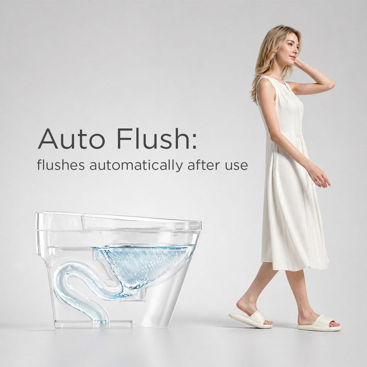Pureflow Smart Toilet with Heated Seat and Bidet Wash