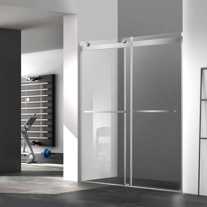 Ayden Frameless Bypass Sliding Shower Door | ANVE Kitchen &amp; Bath