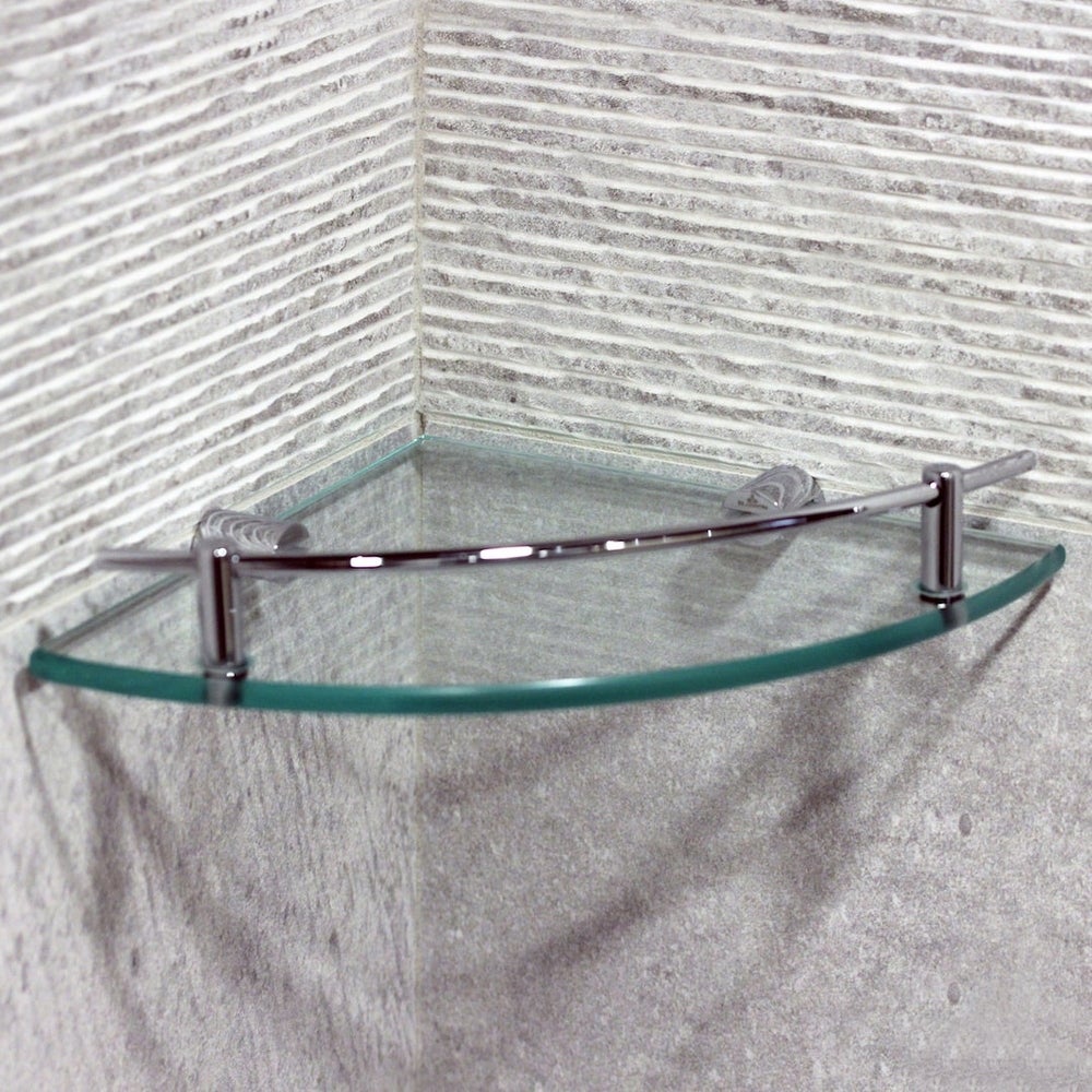500 Series Corner Shelf in Chrome