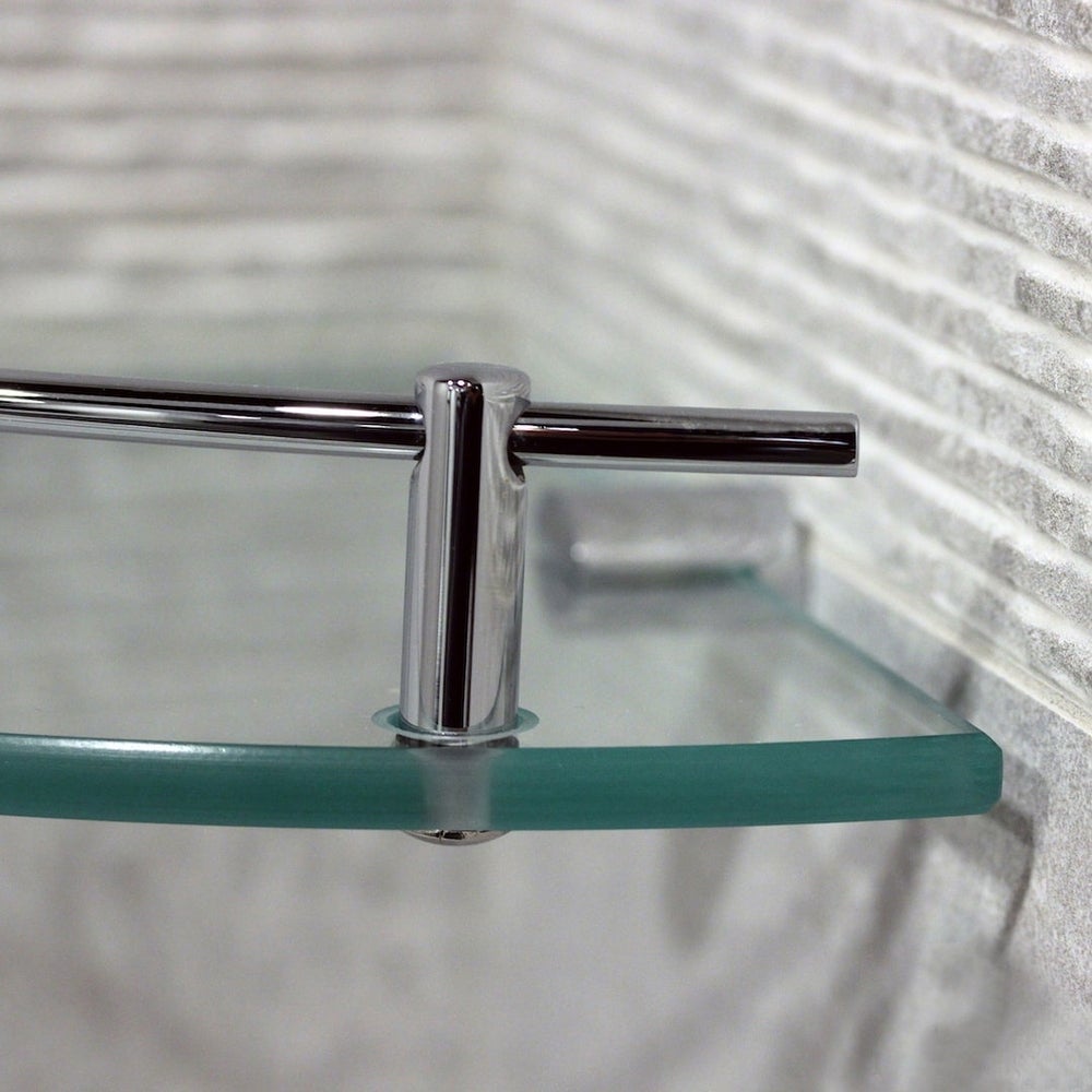 500 Series Corner Shelf in Chrome