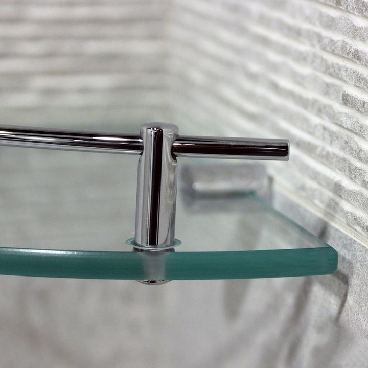 500 Series Corner Shelf in Chrome