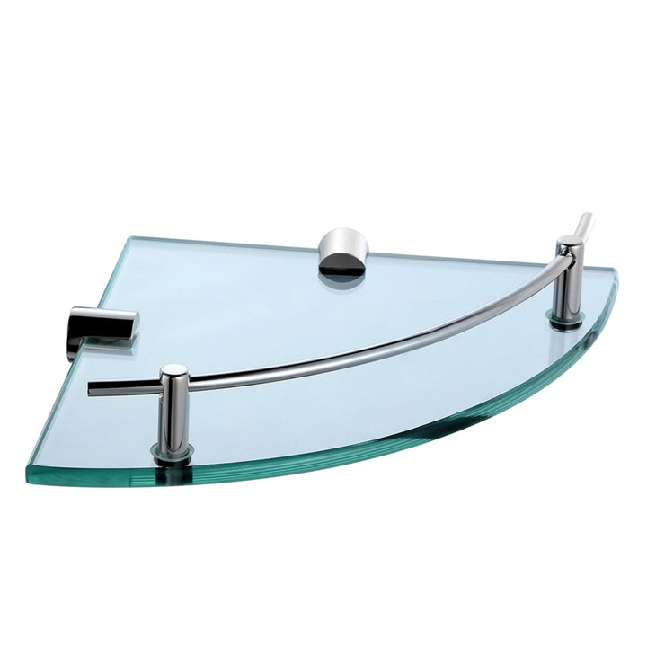 500 Series Corner Shelf in Chrome | ANVE Kitchen &amp; Bath