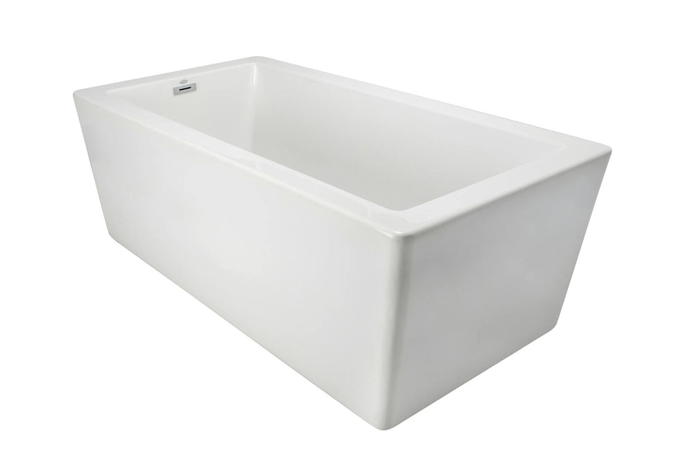 BIANCA® 6636 Freestanding Heated Soak Chroma Bath White