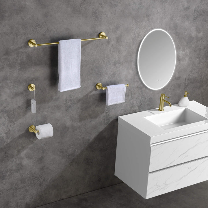 Halo 4-Piece Bathroom Hardware Set