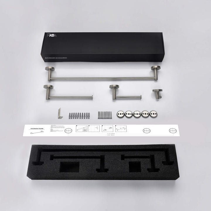 Halo 4-Piece Bathroom Hardware Set