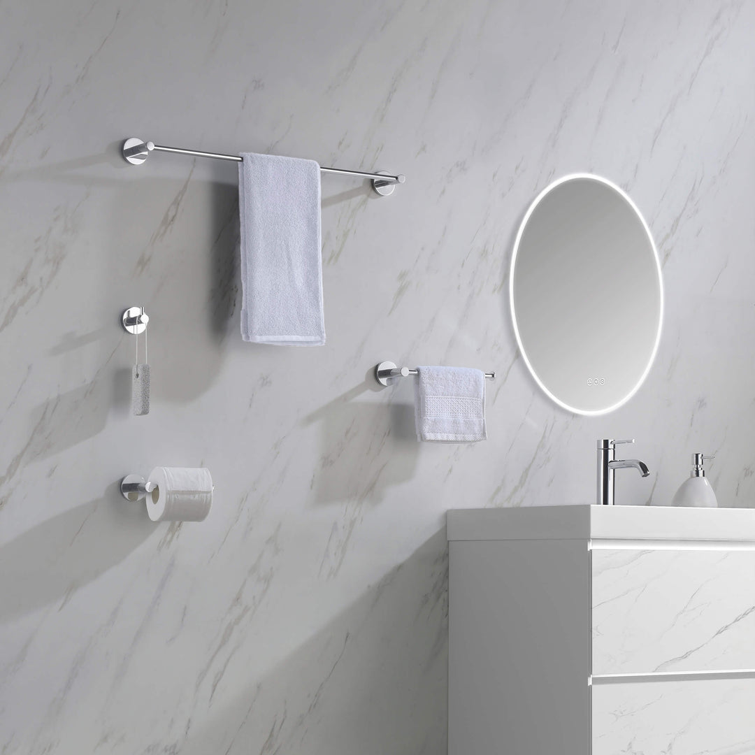 Halo 4-Piece Bathroom Hardware Set