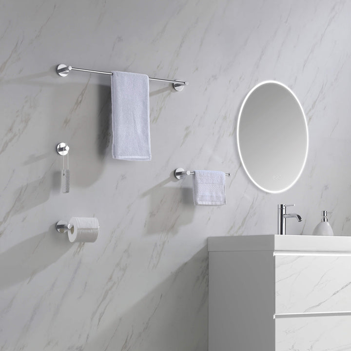 Halo 4-Piece Bathroom Hardware Set