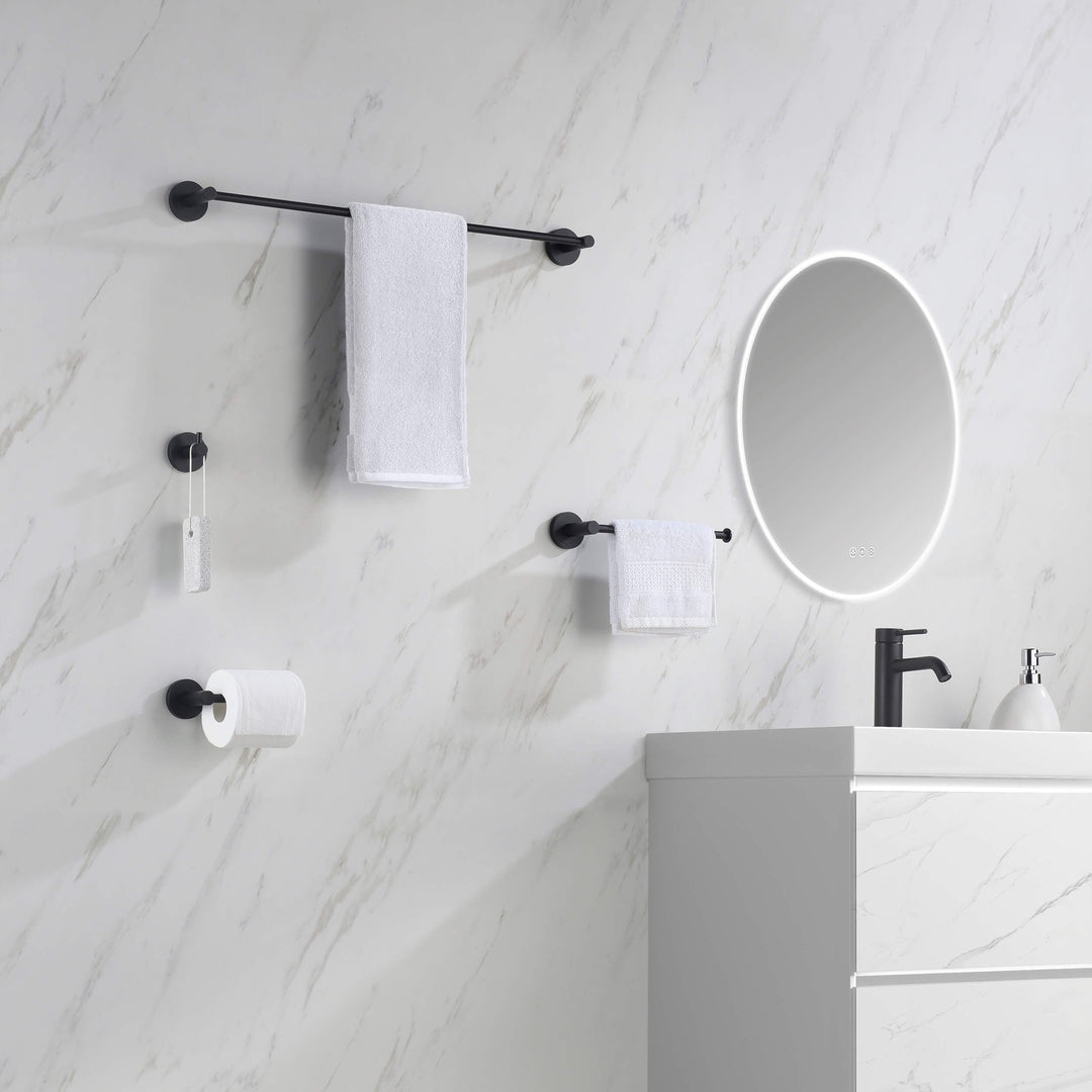 Halo 4-Piece Bathroom Hardware Set
