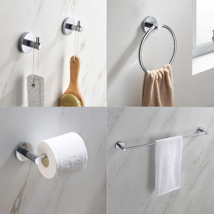 Halo 5-Piece Bathroom Hardware Set in 1