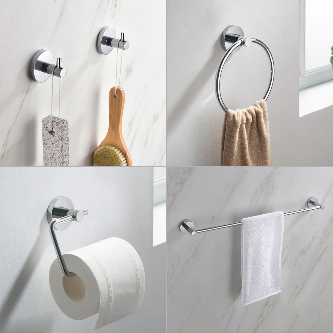 Halo 5-Piece Bathroom Hardware Set in 2