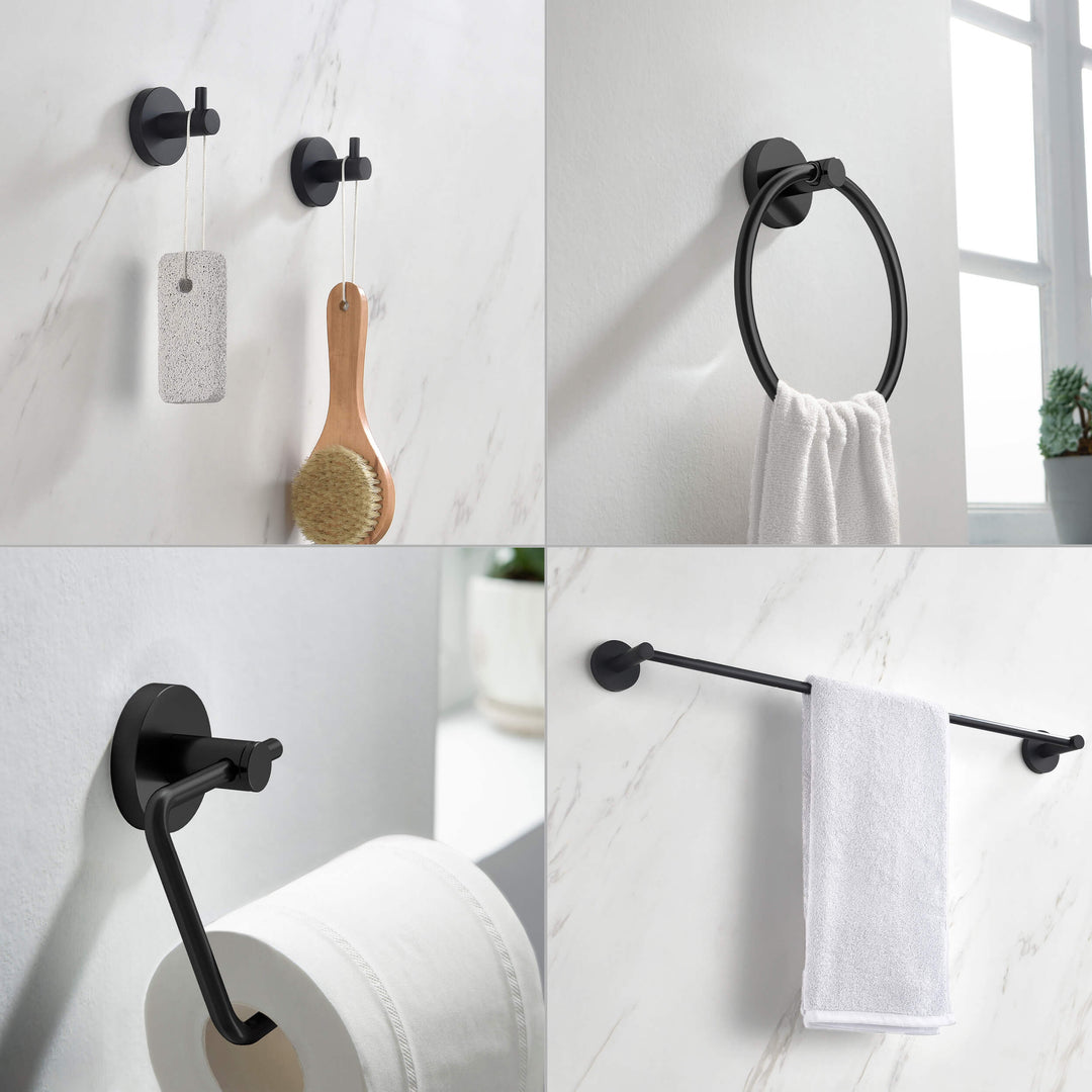 Halo 5-Piece Bathroom Hardware Set in 2