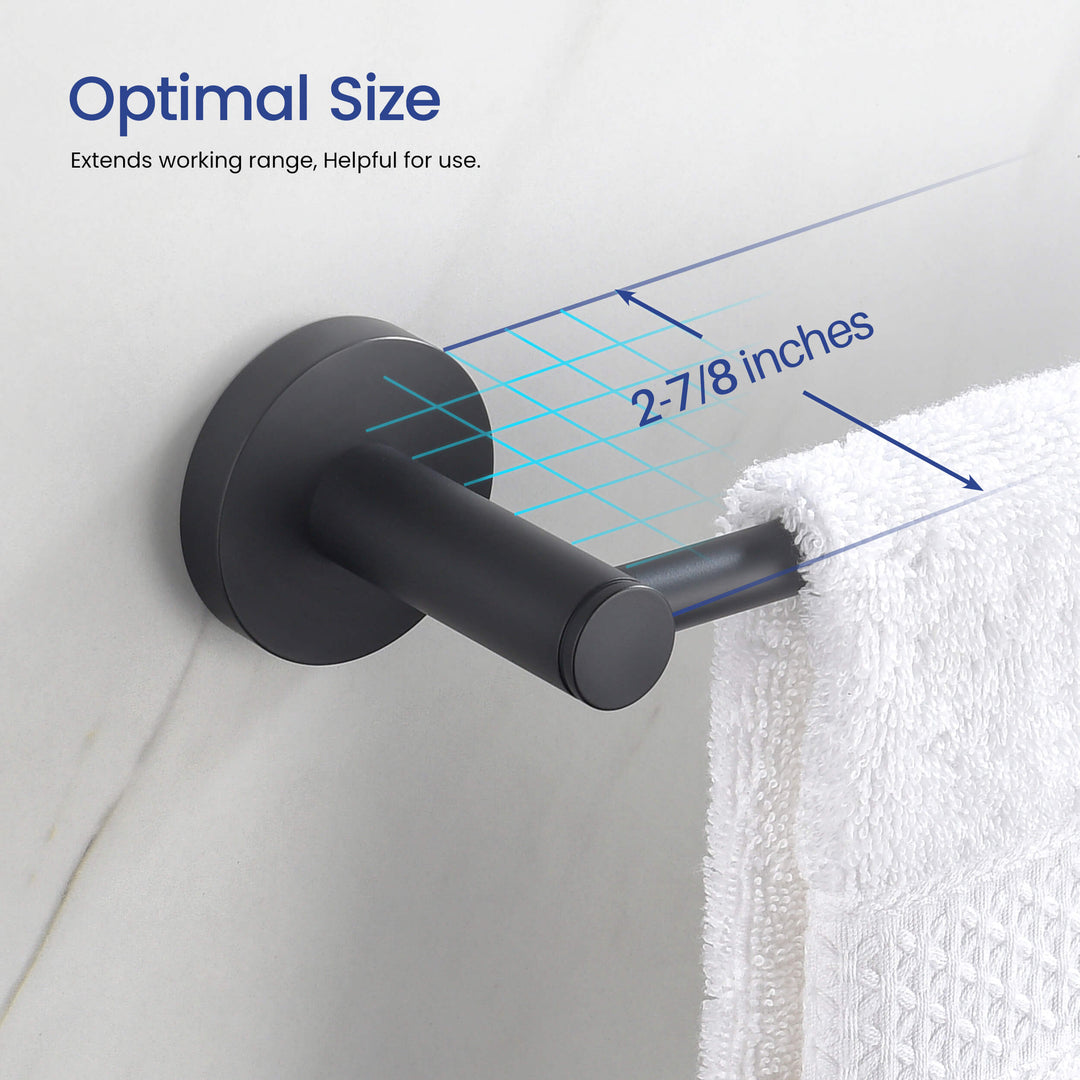 Halo 5-Piece Bathroom Hardware Set in 3