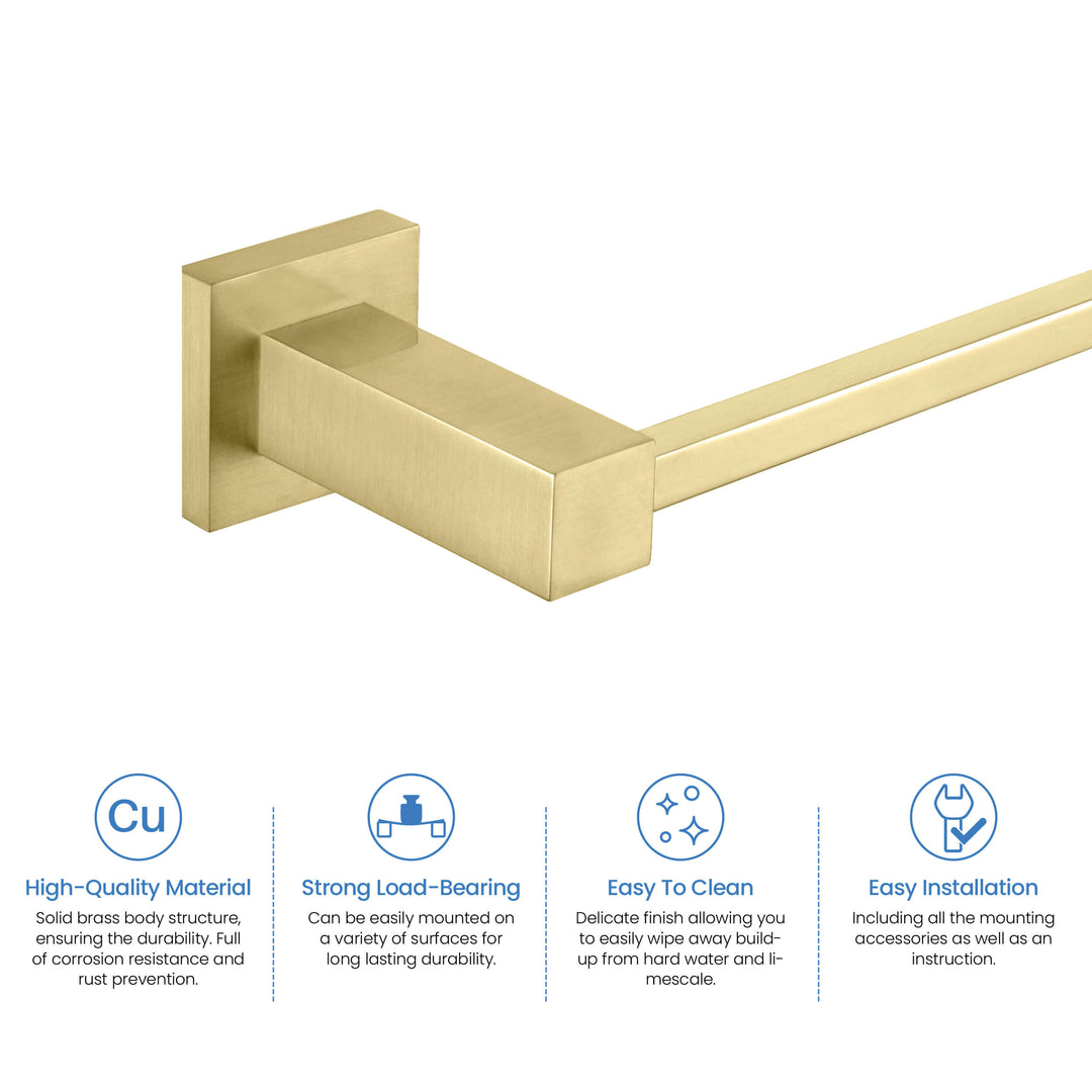 Quadra 2-Piece Bathroom Hardware Set