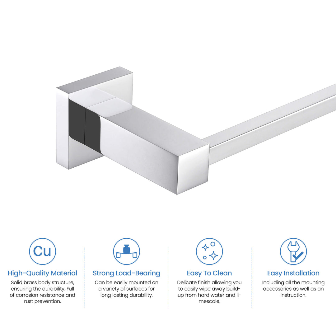 Quadra 2-Piece Bathroom Hardware Set
