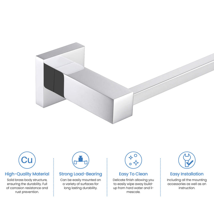 Quadra 2-Piece Bathroom Hardware Set