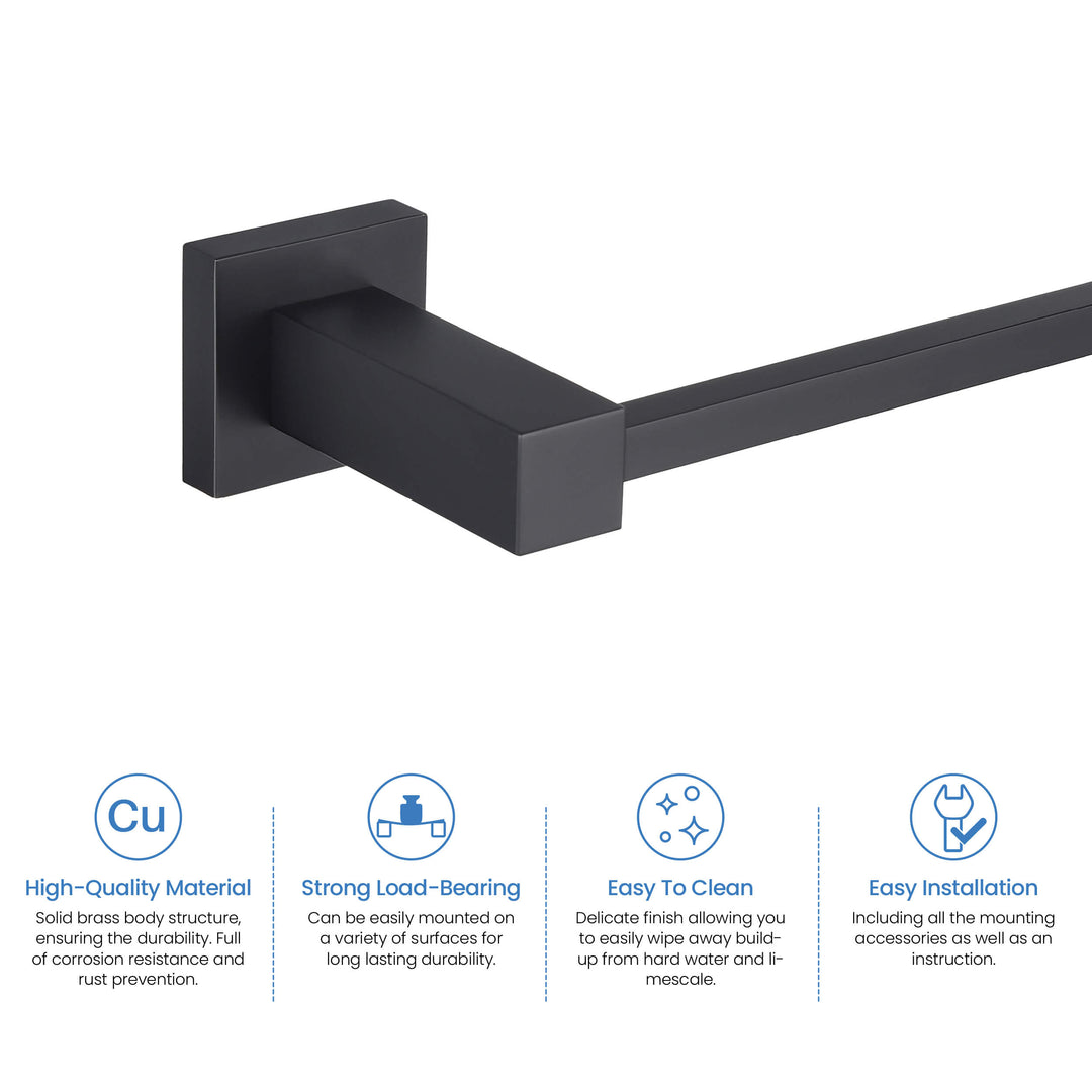 Quadra 2-Piece Bathroom Hardware Set