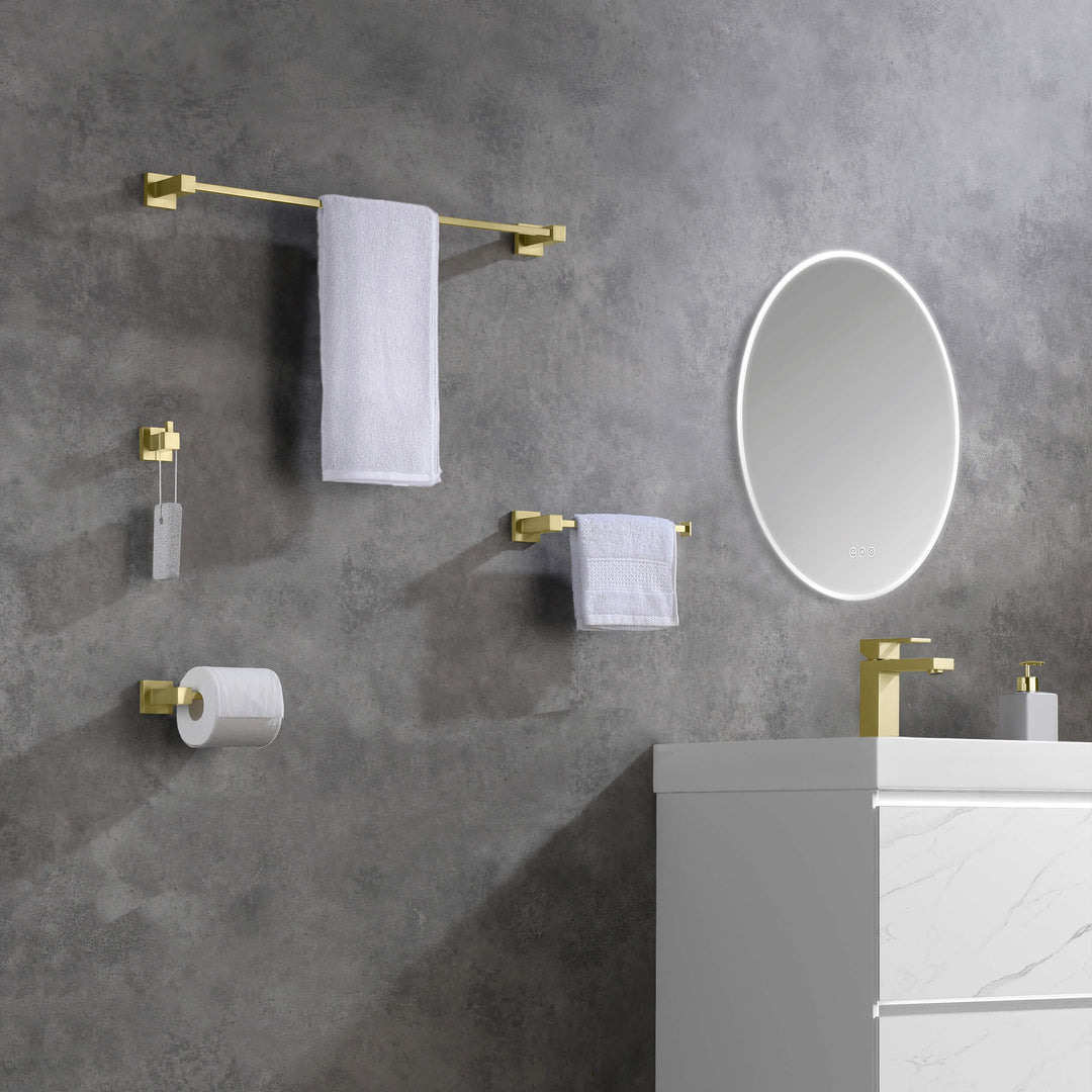 Quadra 4-Piece Bathroom Hardware Set
