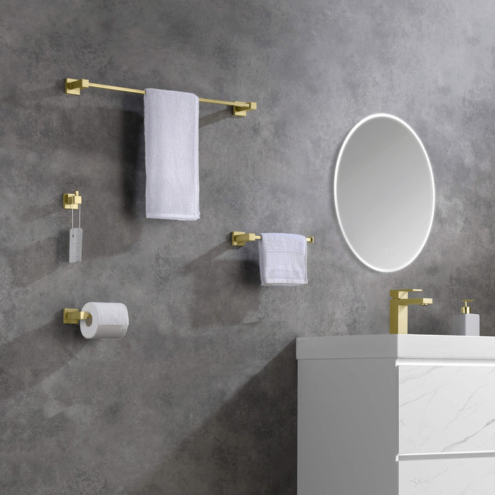 Quadra 4-Piece Bathroom Hardware Set